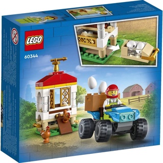 Lego City Chicken Henhouse 60344 ชุดของเล่นตัวต่อฟาร์ม สําหรับเด็ก