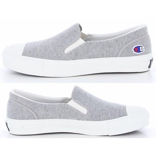 CHAMPION Made in Japan Slip-On  รองเท้าสลิปออน Spin Court SLIP Grey นำเข้าจากญี่ปุ่น ของแท้100%