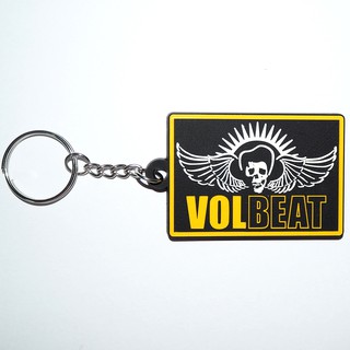 พวงกุญแจยาง Volbeat โว บีท