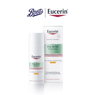 Eucerin ยูเซอริน โปร แอคเน่ โซลูชั่น เดย์ ไบรท์ แมททิฟายอิ้ง เอสพีเอฟ 30 50 มล.