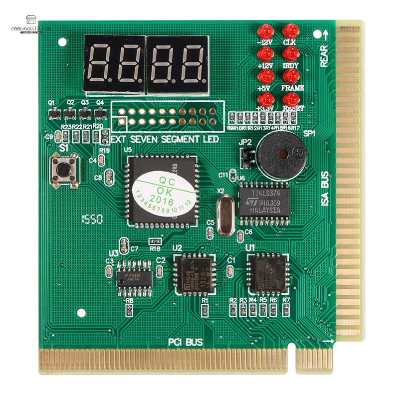 pci-4-digit-card-เมนบอร์ดตรวจสอบวิเคราะห์