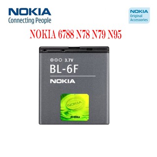 Original BL-6F แบตเตอรี่โทรศัพท์สำหรับ Nokia 6788 N78 N79 N95 BL6F 1200mAh