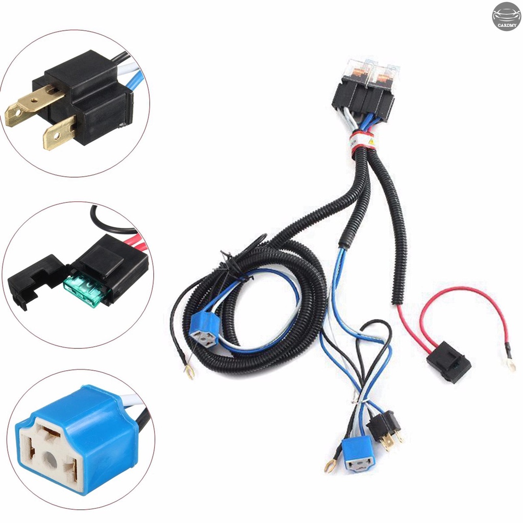 cart-สายไฟหน้ารถยนต์-รีเลย์-เซรามิค-12v-h4-ขนาดใหญ่