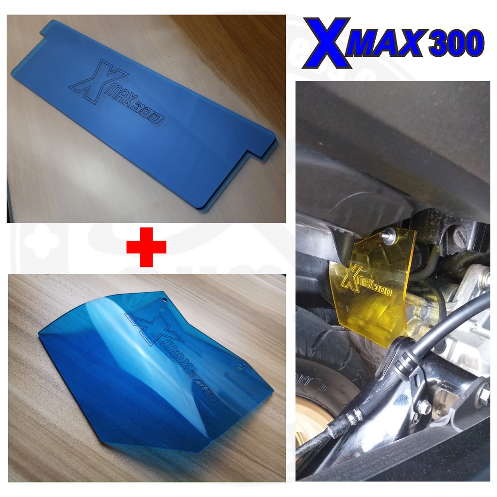 ภาพหน้าปกสินค้าแผ่นกันดีด yamaha X max ปี2020 บังไดร์ Xmax บังโคลน Xmax บังน้ำดีดเข้าเครื่อง + แผ่นกั้นใต้เบาะ X max 300 ชุดสุดคุ้ม