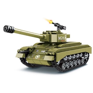 🔥พร้อมส่ง🔥เลโก้ Lego รถถัง WWII M-26 Tank ZHBO-6855 464 ชิ้น เกรดพรีเมี่ยม งานสวยมาก ต่อสนุก ขยับได้ครับผม❤