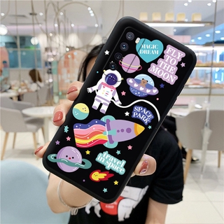 For OPPO Reno 8T 8Z 7Z 7 5G A98 A78 A58 A38 A17 A17K A77S A57 2022 A96 A76 A16K A95 A16 A54 A74 A15S A93 A53 A92 A52 A31 A5 A9 2020 A7 A5S A12 A71 เคสโทรศัพท์มือถือลายนักบินอวกาศสําหรับ