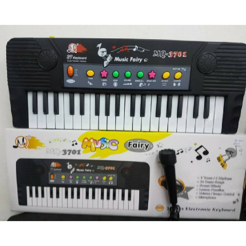 electronic-organ-no-3701-เครื่องเล่นอิเลคโทนไฟฟ้า-พร้อมไมค์-ลำโพงในตัว-อัดเสียงดนตรี-เสียงร้องเพลง-ได้ในตัว-เหมาะสำหรับเ