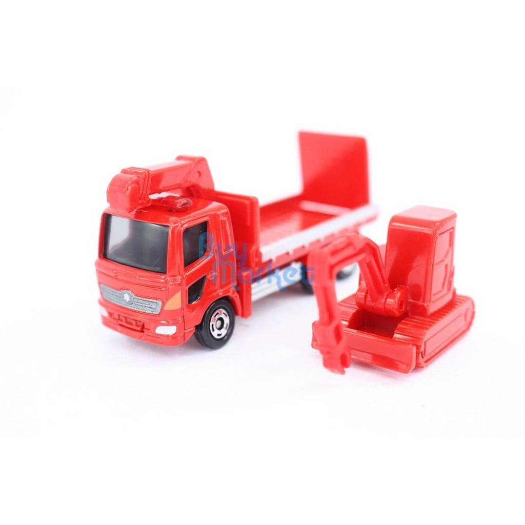 ต้นฉบับ-takara-tomy-tomica-30-hino-ranger-เครื่องจักรกลหนักรถของเล่น-red-diecast