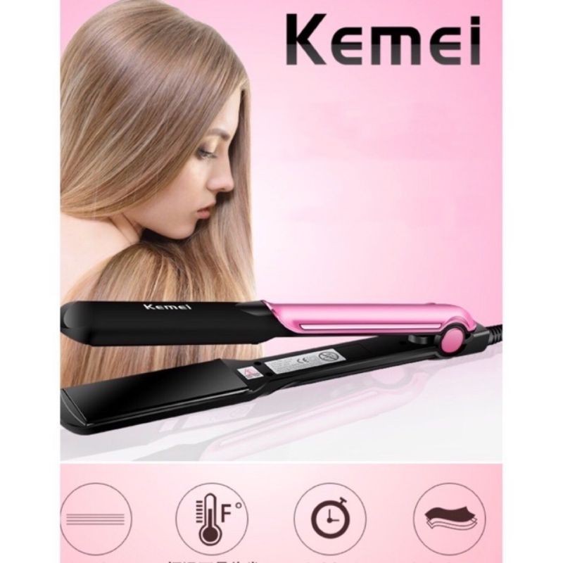 รีดผม-kemei-ที่หนีบผม-2113-ที่รีดผม-เครื่องรีดผม-ร้อนเร็ว-หน้ากว้าง-ไม่กินผมปรับระดับความร้อนได้-ช่างเสริมสวยน