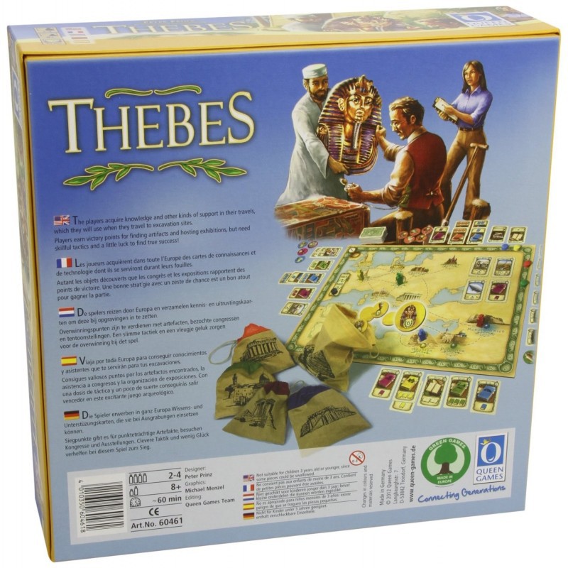 Thebes Board Game 2012 Queen Games BRAND online NEW Archaeology Peter Prinz