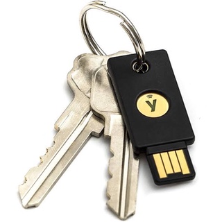 ภาพขนาดย่อของภาพหน้าปกสินค้าyubico YubiKey 5 NFC Security Key จากร้าน matthewmong บน Shopee