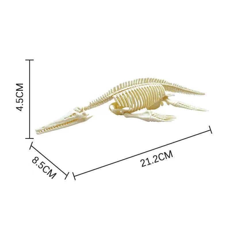 ของเล่นโบราณคดี-โครงกระดูกฟอสซิลไดโนเสาร์ประกอบโบราณคดี