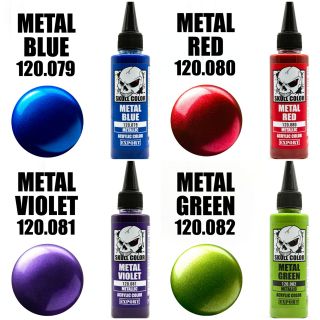 สินค้า สีเมทริก SKULL COLOR สีพร้อมใช้สำหรับงานแอร์บรัช