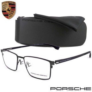 PORSCHE DESIGN แว่นตา รุ่น 9292 C-2 สีเทา กรอบแว่นตา( สำหรับตัดเลนส์ ) ทรงสปอร์ต วัสดุ สแตนเลสสตีล ขาข้อต่อ