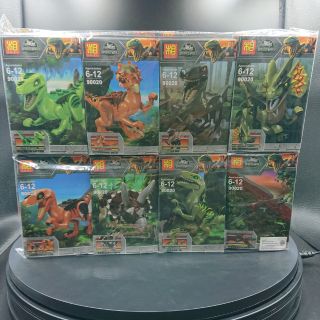 เลโก้​ Lezi  90020 Jurassic World ครบชุด​ 8  กล่อง​ ซื้อทีเดียวจบ😊