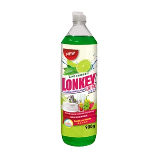 น้ำยาล้างจาน Lonkey Dishwashing Liquid Lime - 900G