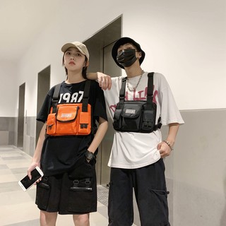 New Fashion Nylon Chest Rig Bag Vest Bag Streetwear Functional Tactical Bag for Men