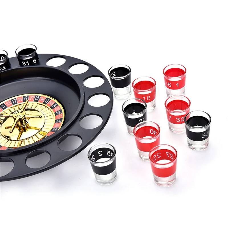 drinking-roulette-set-เกมส์รูเล็ตดริ้งค์-เกมส์ในวงปาร์ตี้-งานสังสรรค์-แก้ว-16-ใบ-เล่นได้-8-คน