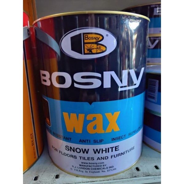แว๊กขัดพื้น-bosny-b225-wax-snow-white-บอสนี่-ขี้ผึ้งขัดพื้น-ขัดพื้นไม้-ขัดเงา-กันน้ำ-แว๊ก-ขนาด-3-2-กิโลกรัม