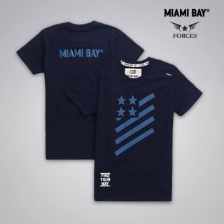 Miami Bay เสื้อยืด รุ่น Forces สีกรม