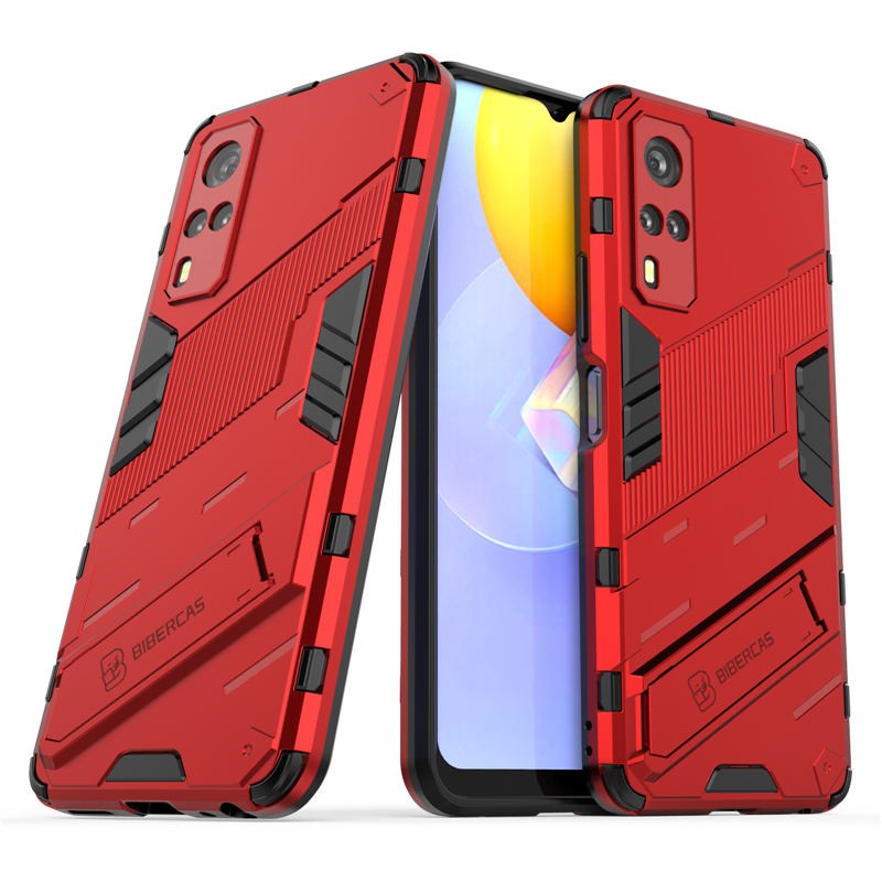 เคส-vivo-y31-2021-ฮาร์ดเคสกันกระแทกเคสโทรศัพท์-hybrid-armor-shockproof-hard-case-vivo-y31-2021-vivoy31-cover-stand