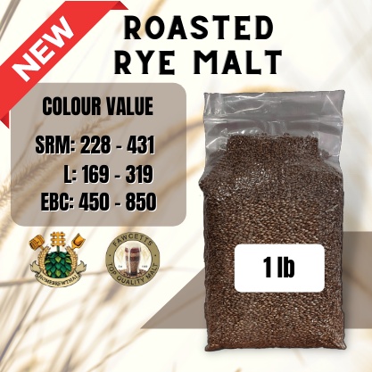 Roasted Rye Malt (Thomas Fawcett) 1 lbs | Shopee Thailand