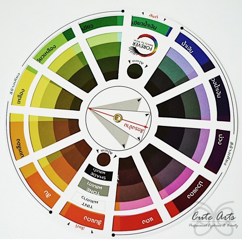 วงล้อสี-color-wheel-สื่อผสมสี-ฉบับภาษาไทย-ใช้ง่าย-สำหรับแนะแนวการผสมสี-สำหรับ-งานศิลปะ-และ-งานช่าง-คุณภาพสูง