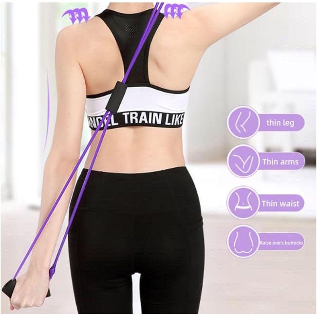 8-shaped-fitness-elastic-ยางยืดเลข-8-บริหารกล้ามเนื้อกำลังกาย