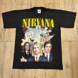 เสื้อยืดผ้าฝ้าย NIRVANA ป้าย PROCLUB made in USA ผ้าร้อย ฟอกนุ่ม เสื้อวง เสื้อทัวร์ เนอร์วาน่า มาใหม่ มาน้อยS-3XL