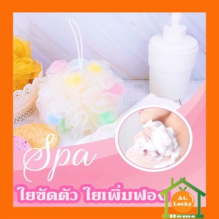 At.LuckyHome ถูกสุดๆ ขายส่ง ใยเพิ่มฟอง ใยขัดผิว ฟองน้ำอาบน้ำ (มีฟองน้ำ) ขัดผิว