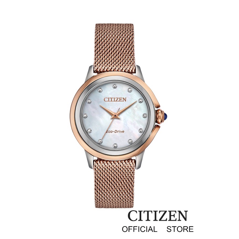 citizen-eco-drive-em0796-75d-lady-watch-นาฬิกาผู้หญิงพลังงานแสง