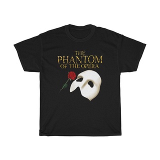 เสื้อยืดผู้ชายเสื้อยืด พิมพ์ลาย The Phantom of The Opera Famous Broadway ไซซ์ S ถึง 3XL