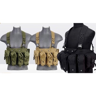 สายโยงบ่า AK Chest Rig วัสดุผ้า 600D