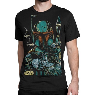 [ขายร้อน] เสื้อเชิ้ต Boba Fett Art เสื้อยืดเสื้อผ้าถนนharajuku Mentee Men ทุกขนาด Gildan ผู้ชาย B4Q