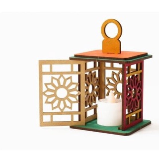 ตะเกียงสำหรับตกแต่งแบบเกาหลี ลายดอกบัว 한국 장식 등불 Korean Decorative Lantern ไว้ตั้งโชว์ ประดับห้องนอน ห้องทำงาน ห้องรับแขก