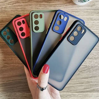 เคสกันกล้อง Oppo Reno 6z เคสกันกระแทก ขอบสี กันกล้อง