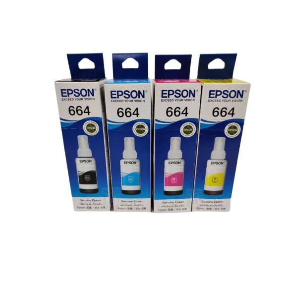 หมึก Epson 664 ของแท้จากศูนย์100% ขนาด 70 ml. (มีกล่อง) | Shopee Thailand
