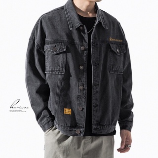 MNO.9 Men Jacket jeans L9005 L08 เสื้อยีนส์ชาย แขนยาว ผ้าดี ทรงสวย แจ็คเก็ตยีนส์ เสื้อยีนแขนยาว