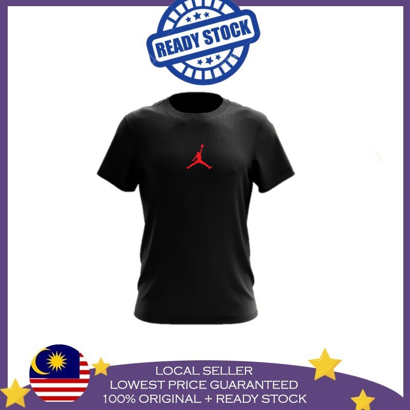 เสื้อยืด-ผ้าฝ้าย-100-พิมพ์ลาย-air-jordan-baju-unisex