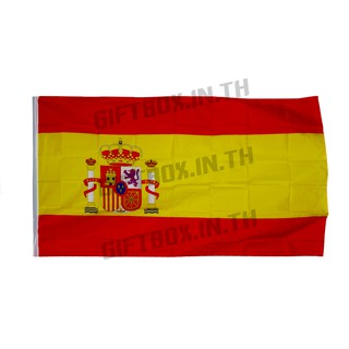 สินค้า ธงสเปน ธงชาติสเปน ขนาด 150X90CM