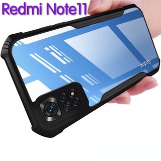 Redmi Note11ตรงรุ่น(พร้อมส่งในไทย)เคสกันกระแทกขอบสีหลังใสXiaomi Redmi Note11 4G/Redmi Note11S 4G/Redmi Note11Pro 4G/5G