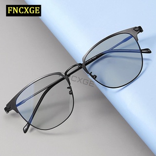 สินค้า Fncxge แว่นตาสายตาสั้น เลนส์อัตโนมัติ มัลติโค้ด เปลี่ยนสีอัตโนมัติ ใต้แสงแดด ไร้ขอบ UV400 -0.5~-6.0 สําหรับผู้ชาย ผู้หญิง
