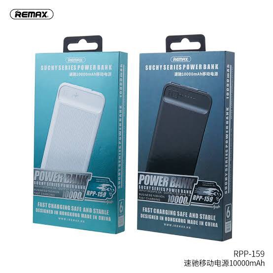 remax-รุ่นrpp-159-ของแท้-100-พาวเวอร์แบงค์-power-bank-10-000mah-แบตสำรอง-2usb-ชาร์จเร็ว