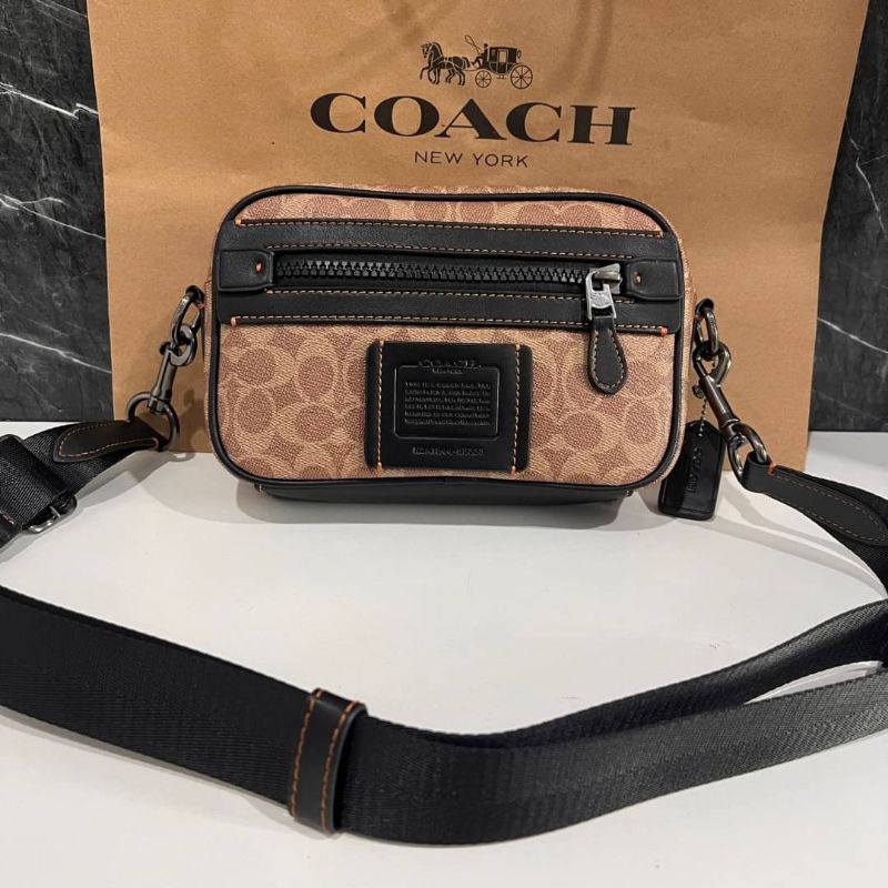COACH 69333 Academy Crossbody Men Messenger (COACH 6933) | Shopee Thailand