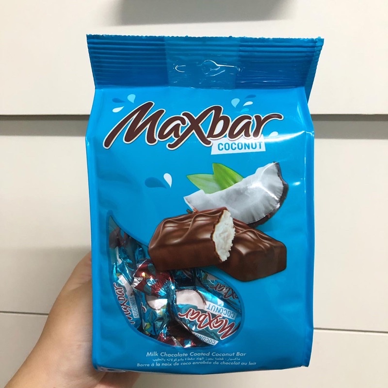 Maxbar Milk Chocolate Coconut Bar ช็อกโกแลตสอดไส้มะพร้าว | Shopee Thailand