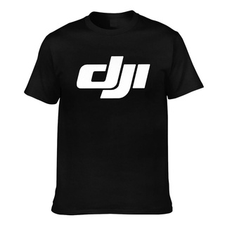 T-shirt  เสื้อยืดลําลอง พิมพ์ลายโลโก้ Dji Diy สําหรับผู้ชายS-5XL