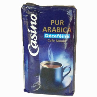 Arabica coffee roasted, ground, crushed, caffeine-extracted formulas (250g)