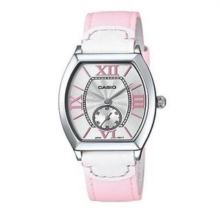 Casio Standard นาฬิกาข้อมือสุภาพสตรี สีชมพู สายหนัง รุ่น
LTP-E114L-4A1DF
