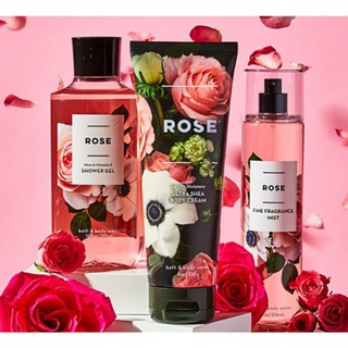 🌹🌹🌹Bath &amp; Body Works  กลิ่น Rose หอมกุหลาบหรูหรามีระดับ  หอมละมุนกรุ่นติดผิวกาย แท้ 100% อเมริกา