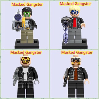 Lego ของเล่นตัวต่อ ตุ๊กตา Marvel Spider-Man Masked Gandster สําหรับเด็ก